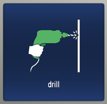 Drill button