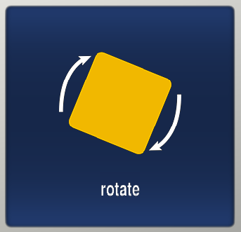Rotate object button