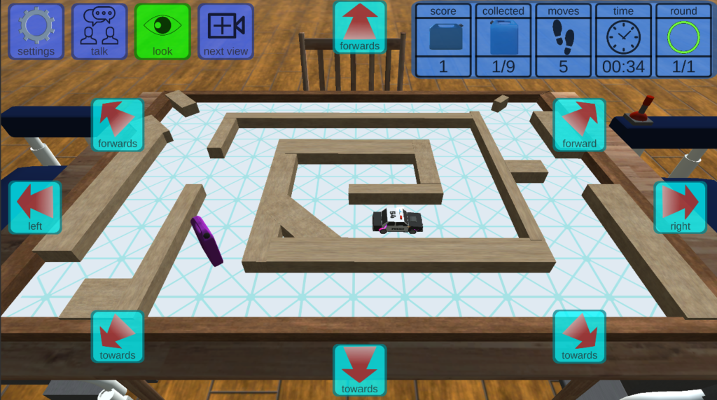 Screenshot of game play